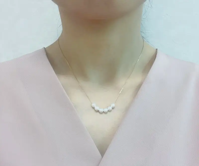 真珠 スマイル パール ペンダント 5.0-5.5mm 真珠会館 ネックレス アクセサリー アコヤ真珠 本真珠 akoya ファッション フォーマル カジュアル 慶事 結婚式 卒業式 入学式 お祝い ギフト 贈り物 贈答用 人気 特産品 国産 愛媛 宇和島 A135-001004
