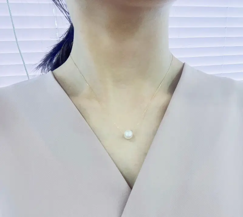 真珠 スウィング ペンダント ( K18 ) 8.0-8.5mm 真珠会館 ネックレス パール アクセサリー アコヤ真珠 本真珠 ファッション フォーマル カジュアル 冠婚葬祭 慶事 結婚式 卒業式 入学式 お祝い ギフト 贈り物 人気 特産品 国産 愛媛 宇和島 A160-001005