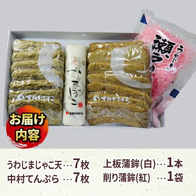 練物 じゃこ天 天ぷら 蒲鉾 詰め合わせ A 中村かまぼこ店 練物 C012-013001