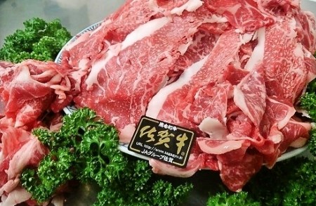 昭和21年創業 老舗名店プロデュース！佐賀牛 切り落とし 600g _b-47