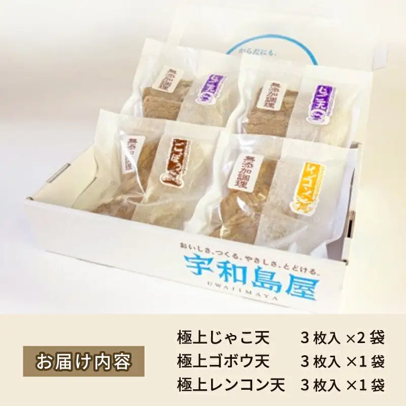 じゃこ天 セット 極上 じゃこ天 詰め合わせ 宇和島屋 C010-026001