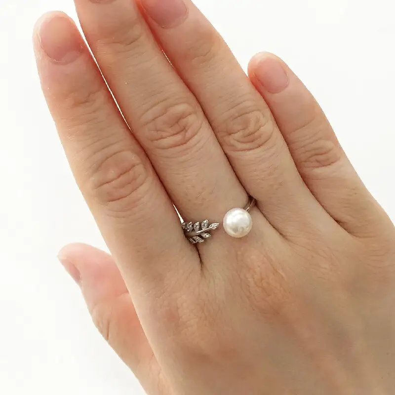 パール リング 7.0-7.5mm 松本真珠 真珠 アコヤ真珠 本真珠 アクセサリー フリーサイズ 指輪 ゆびわ フォーマル カジュアル 冠婚葬祭 慶事 弔事 結婚式 卒業式 入学式 お祝い ギフト プレゼント 贈り物 特産品 国産 愛媛 愛媛県産 宇和島 A012-068001