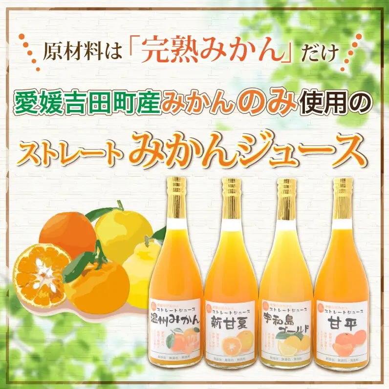 みかんジュース (720ml×3本) │ ストレート みかんジュース みずき H012-074002