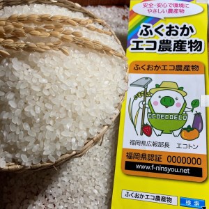 農家の直送米　ふくおかエコ農産物＜農家のお米＞10kg【007-0008】