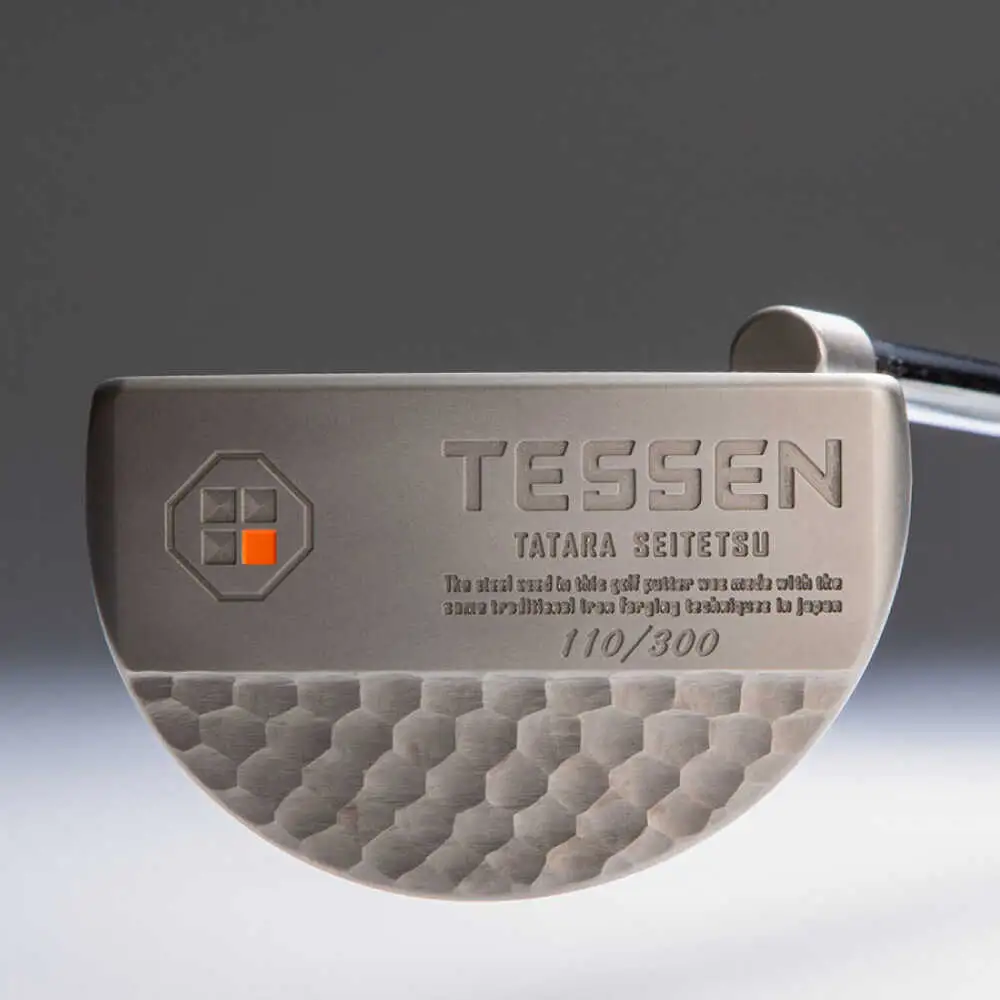ゴルフ 鉄師田部家謹製ゴルフパターTESSEN（マレット型／シルバー）[AIAV005] 