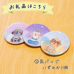 【返礼品相当額で盲導犬の育成を支援】支援額6,000円（記念品あり）盲導犬