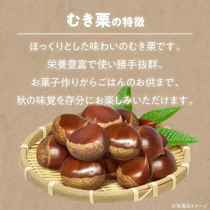 【冷凍】むき栗 800g 栗【10月上旬から順次発送】[AGBN038]