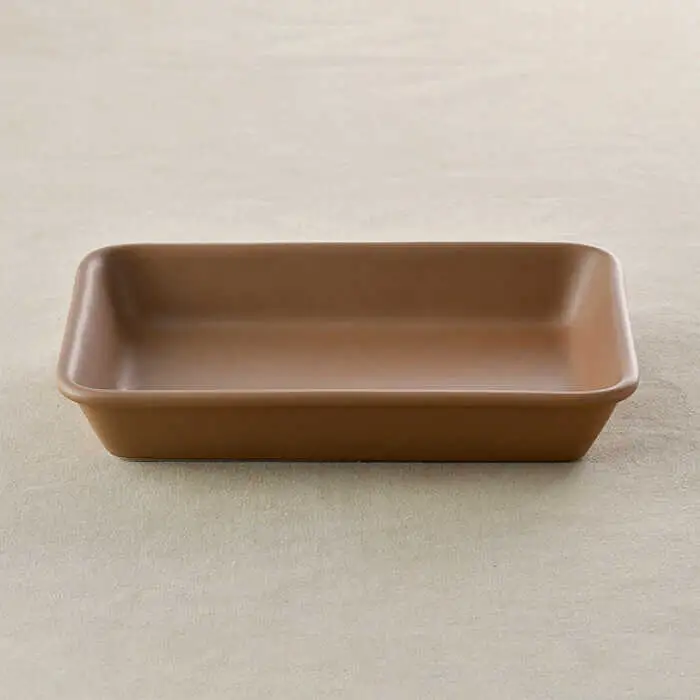 【波佐見焼】オーブンウェア 長角トレー 角皿 プレート ブラウン 食器 皿 【光春窯】 [XD62] 波佐見焼