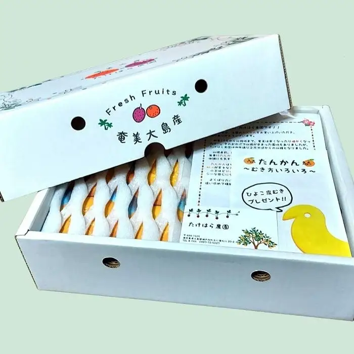 【2027年発送分 先行受付】たんかん 2.2kg以上(化粧箱入り×1箱)【たけはら農園】たんかん