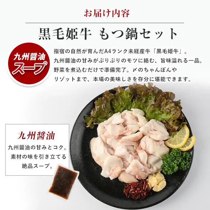 鹿児島県産 黒毛和牛 もつ鍋セット 300g(2人前)×2 セット Meat you IB029-008 牛肉 牛肉 牛肉 牛肉 牛肉