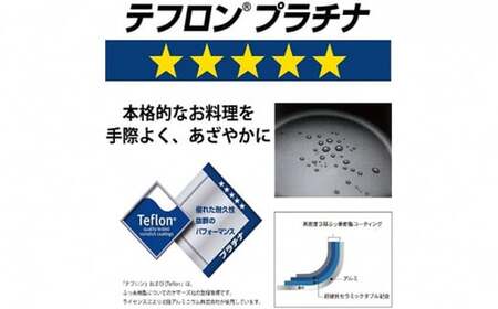 【ガス火用】キャストスタイルライト フライパン 28cm キッチン用品 調理器具 日本製 アルミキャスト製 厚手調理器 熱伝導性 保温性 均一 加熱 テフロン プラチナ 加工  FAD-0976