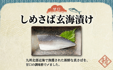 しめさば玄海漬け150g×6袋 合計900g しめさば