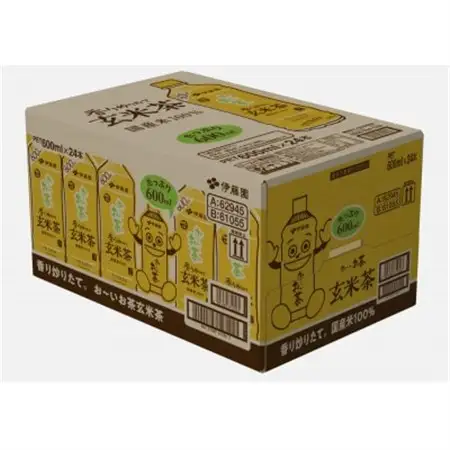 おーいお茶　玄米茶600ml　24本(1ケース)　伊藤園【1285692】