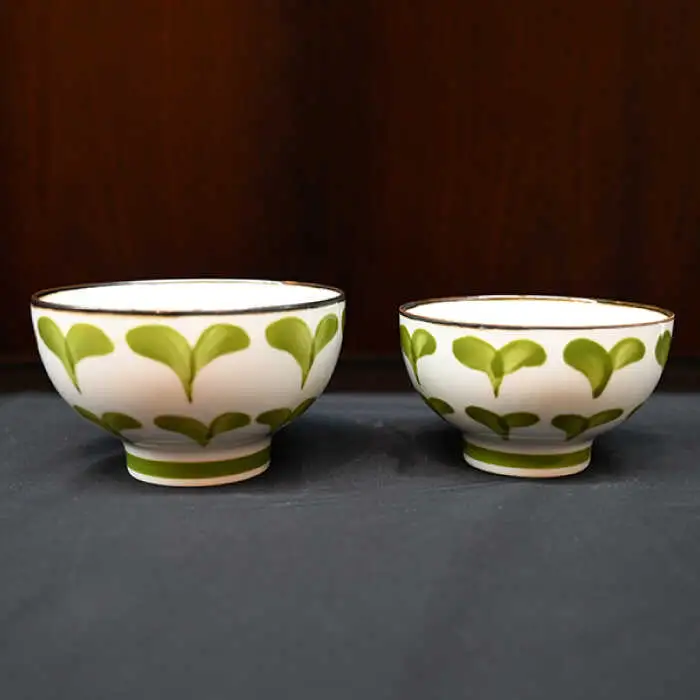 【波佐見焼】Antique Style 茶碗 コップ グリーン4点セット 食器 皿 【協立陶器】 [TC77] 波佐見焼