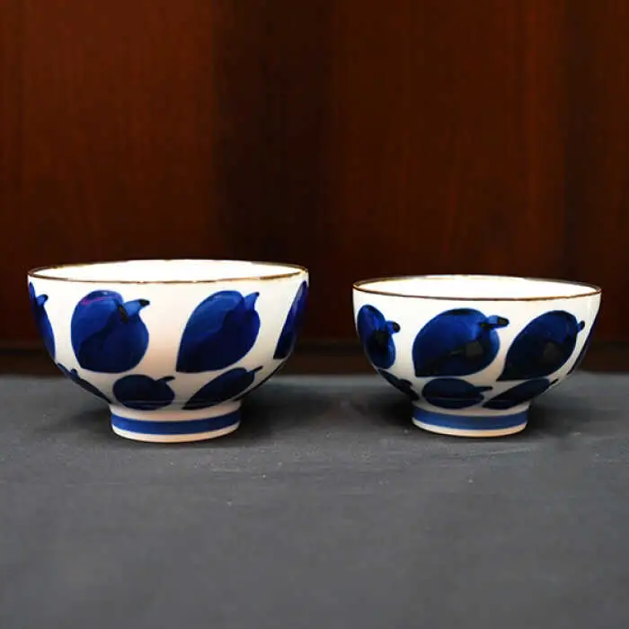 【波佐見焼】Antique Style 茶碗 コップ ブルー4点セット 食器 皿 【協立陶器】 [TC78] 波佐見焼