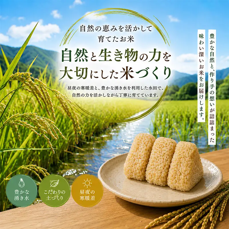 一粒田が作る上場産コシヒカリ 5kg (玄米)