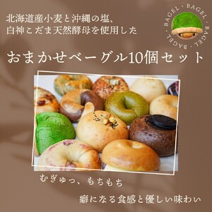 ベーグル 10個 天然酵母 ベーグル詰め合わせ