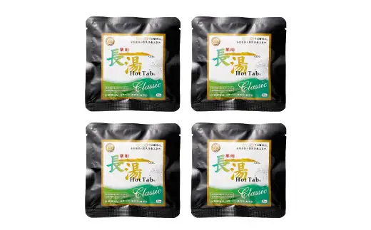 【重炭酸入浴剤】薬用長湯ホットタブclassic　3錠入り×4袋
