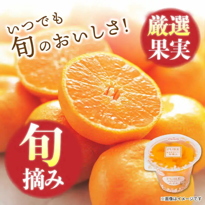 たらみ PURE みかん 6個 / ゼリー ぜりー フルーツゼリー 果物 フルーツ くだもの / 諫早市 / 株式会社たらみ [AHBR006] 