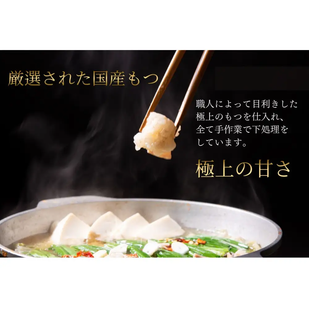 【老舗人気店】博多本格もつ鍋セット 4～5人前