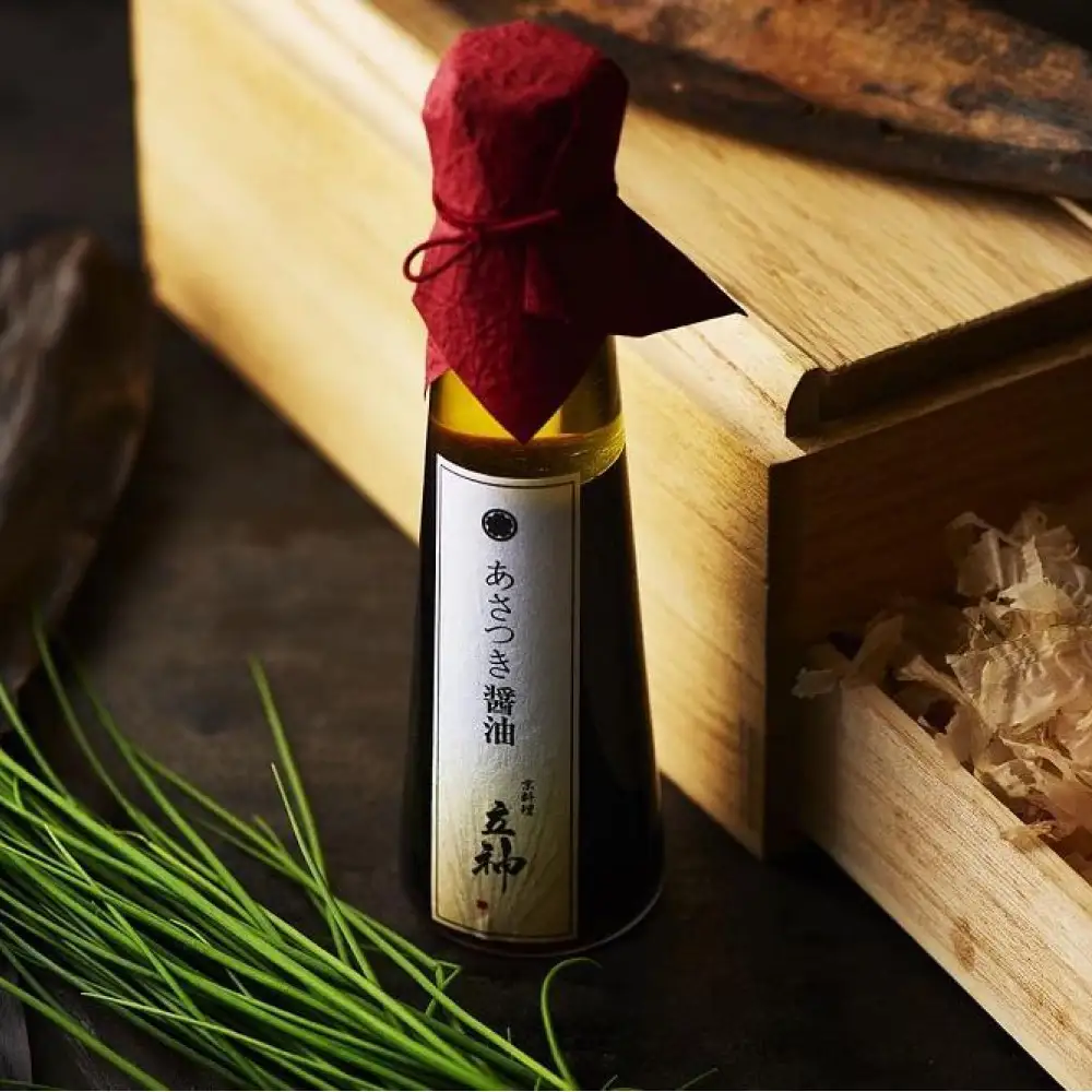 【京都 京料理 立神】あさつき醬油化粧箱入り２本セット