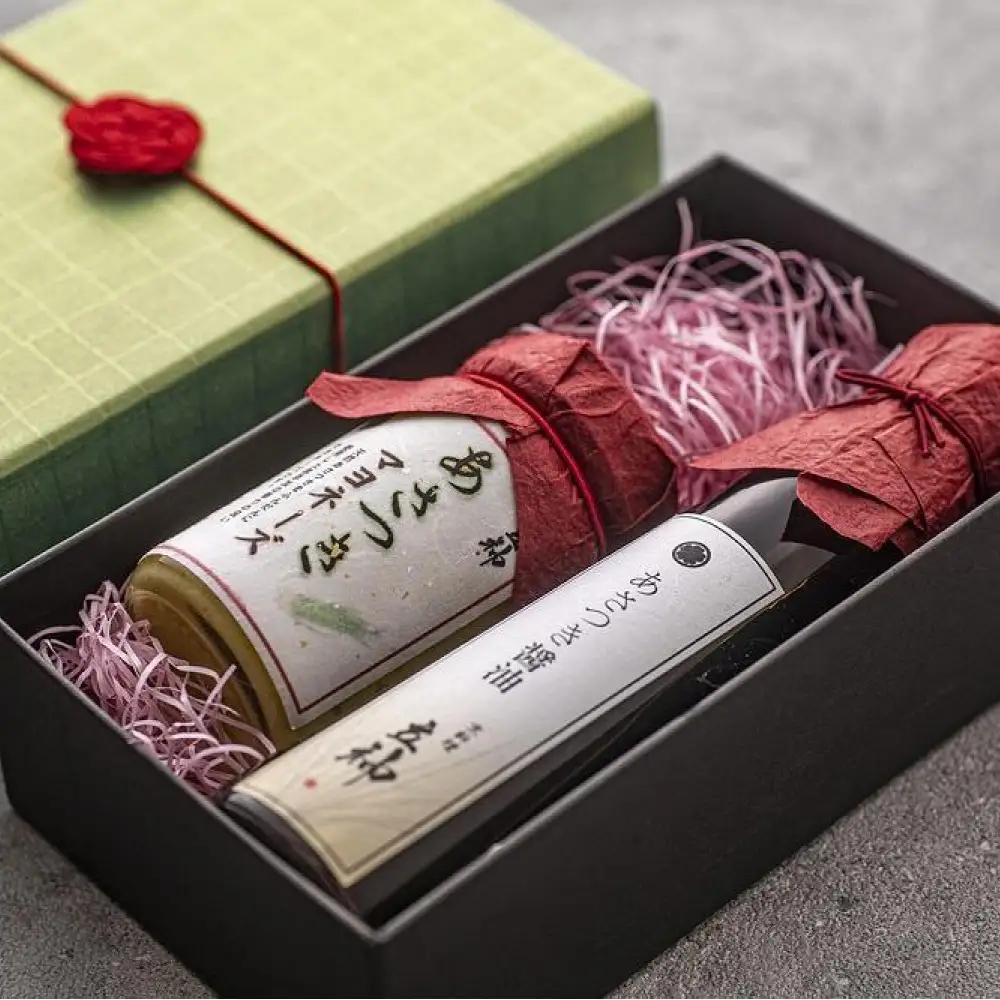 【京都 京料理 立神】あさつき醤油1本とあさつきマヨネーズ1本化粧箱入りセット