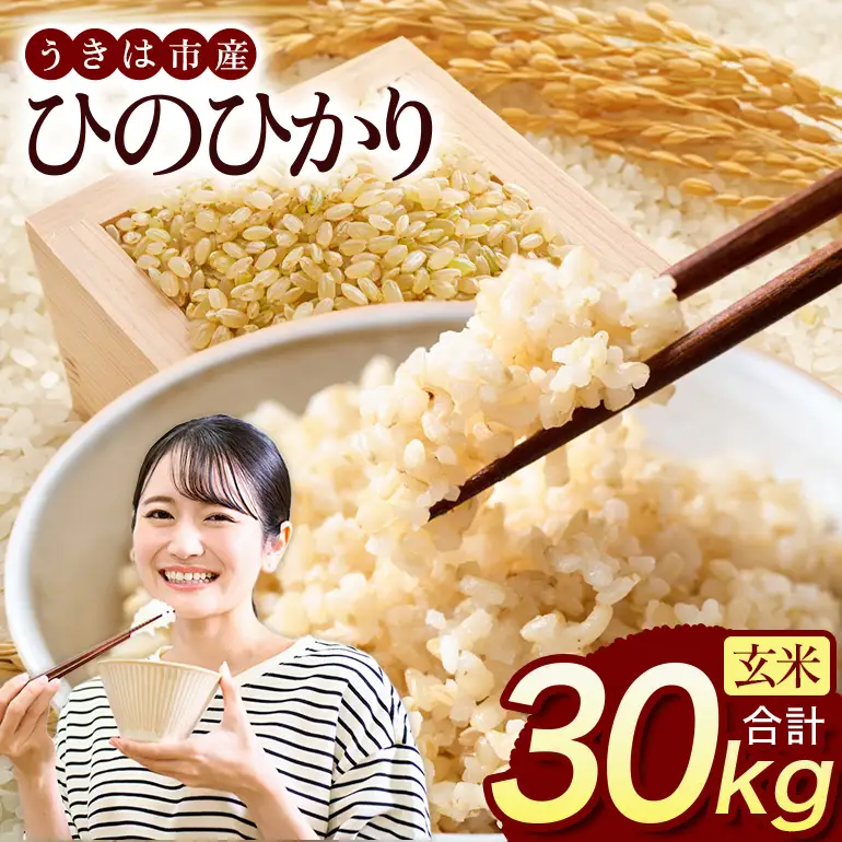 ぶんぶんファーム 自然栽培 ひのひかり 玄米 30kg