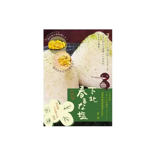 下北春まな塩 50g×各3袋 料理 調味料 塩 しお 大和の伝統野菜 下北春まな