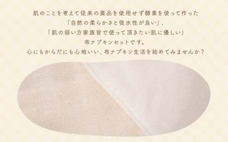 KONOITO 快適布ナプキンセット(多い日・尿もれ用) (ホルダー・防水ライナー・ハンカチタイプ) 布ナプキン ナプキン 生理用ナプキン 持ち運び 吸水性 セット 生理用品 尿漏れ 尿もれ 失禁 九州 福岡県 福岡 ふくおか うきは市
