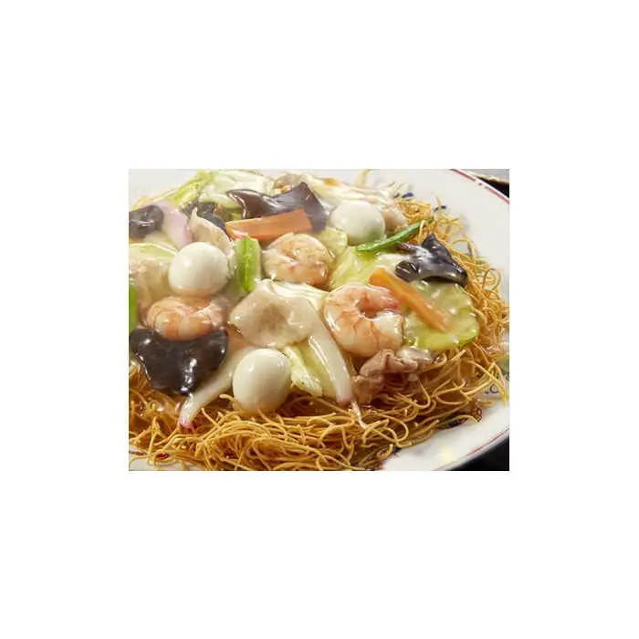 長崎 皿うどん 4人前 / スープ付き 皿うどん 長崎ちゃんぽん 麺 乾麺 / 南島原市 / ふるせ [SAQ031]