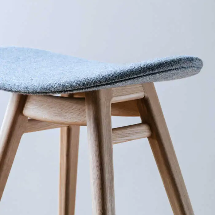 nomade stool 〈 Oak × Light Grey 〉 糸島市 / nomade design [AIF006]