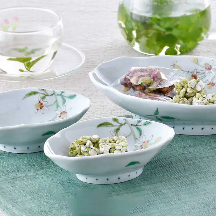 【波佐見焼】仙人草 深鉢・小鉢 3点セット 食器 皿 【藍水】 [GB33]  波佐見焼