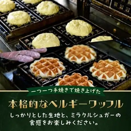 手焼き本格ベルギーワッフル プレーン10個・ココア10個、計20個セット_ベルギーワッフル 手焼き プレーン ココア_【配送不可地域：離島・沖縄県】【1058960】