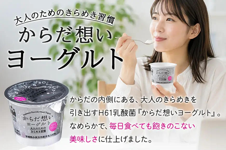 H61乳酸菌『からだ想いヨーグルト』 20個 ×2回発送  1-C