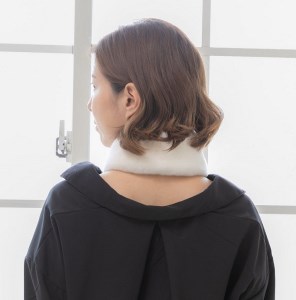 毛皮の宝石 NAFAミンクDFチョーカー ホワイト【0981-4】