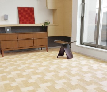 日本製 抗菌 カーペット ベージュ 1枚 8帖 約352×352cm 600003180型 [2948]