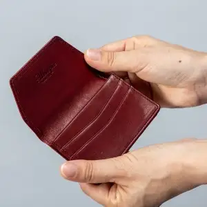 豊岡財布 名刺入れ（AW0401）ワインレッド