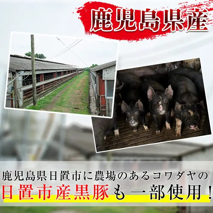 No.459 鹿児島県産！黒豚フランクフルト(計1.6kg以上・4本入×5袋)国産 九州産 黒豚 豚肉 フランクフルト ウインナー 惣菜 おかず 弁当 BBQ キャンプ 小分け 冷凍【コワダヤ】