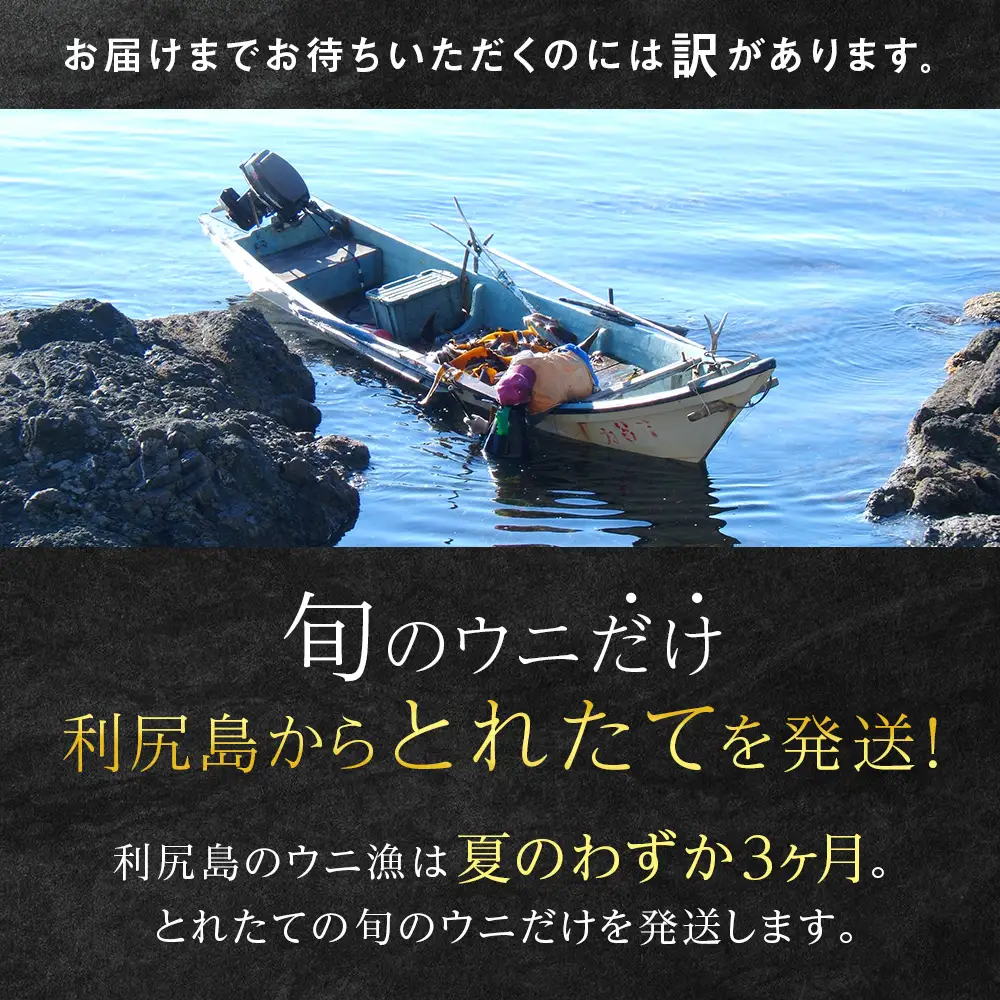 【2026年9月発送】キタムラサキウニ 100g＆いくら 150gセット ＜利尻漁業協同組合＞