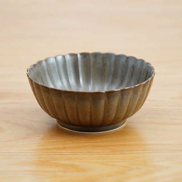 【波佐見焼】花しのぎ 小鉢 （栗） 3点セット 食器 皿 【団陶器】 [PB103] 波佐見焼