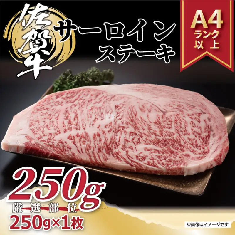 艶さし！佐賀牛サーロインステーキ 250g×1枚 ステーキ