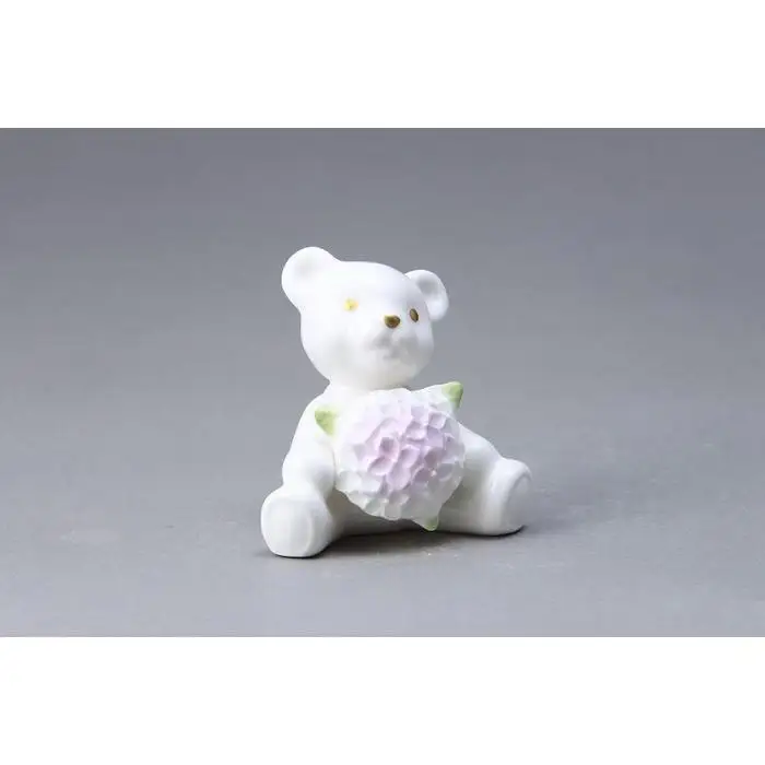 ノリタケの森ベアシリーズ　紫陽花ベア　M066　K199