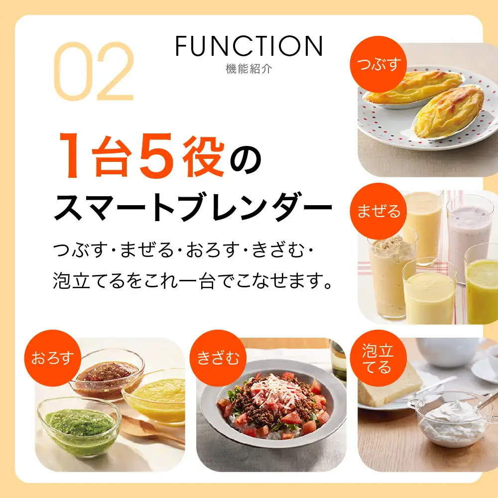 タイガー魔法瓶 ブレンダー SKQ-G201KD【電化製品 家電 スマートブレンダー スムージー 下ごしらえ つぶす まぜる おろす きざむ 泡立てる 安全 煮沸消毒対応 大阪府 門真市 】