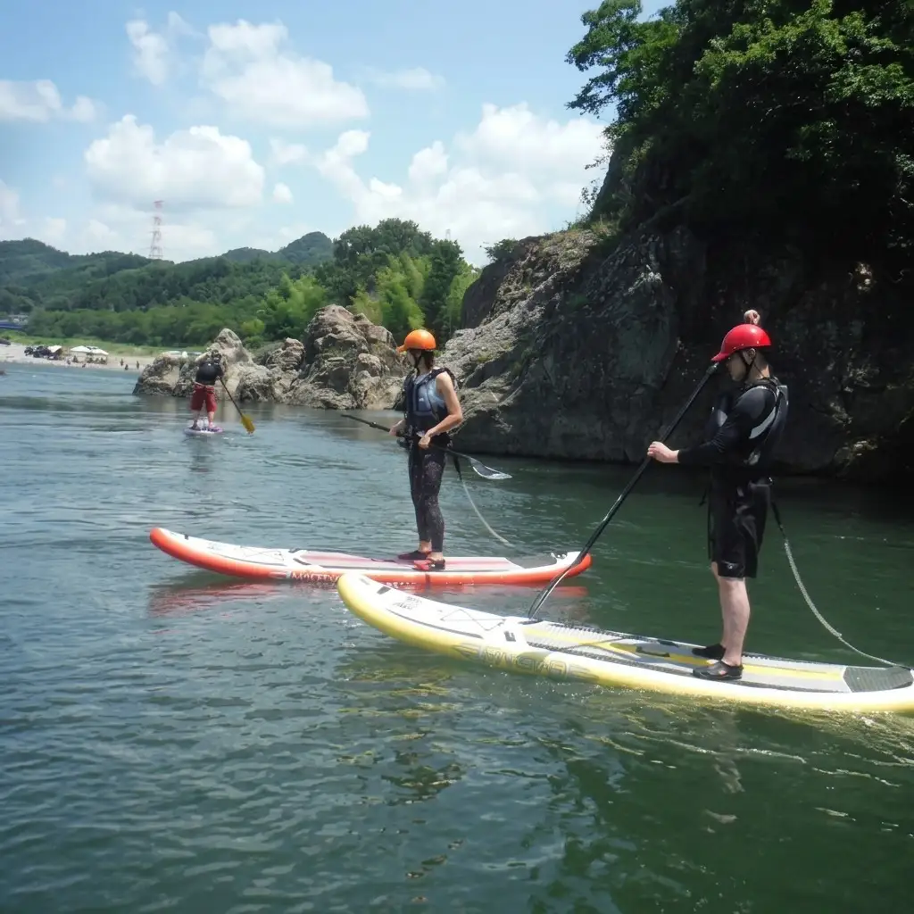 SUP体験 長良川リバー 半日コース SUP体験
