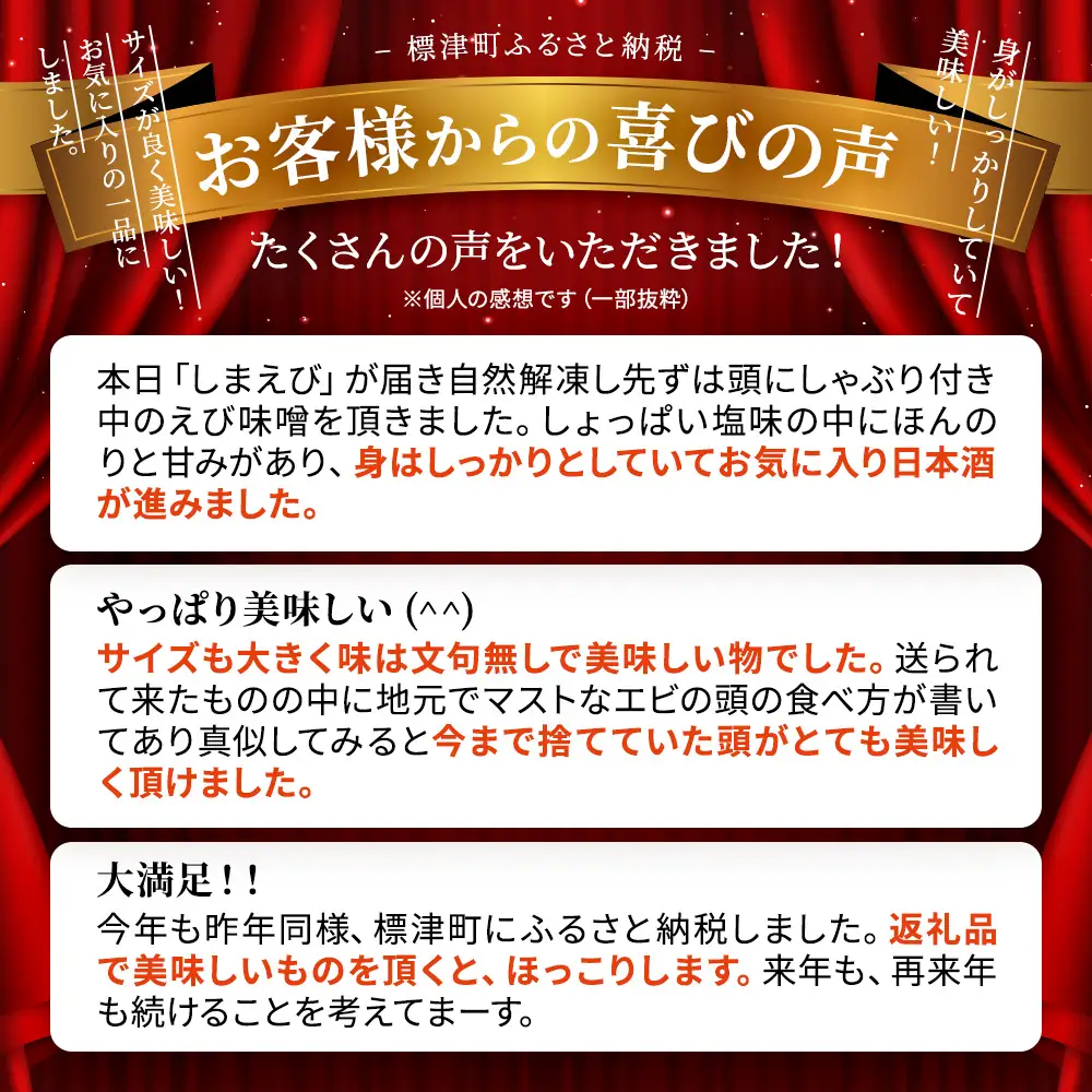 【北海しまえび】 しまえび 特大 400g 【AF】