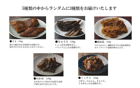 【10月から発送予定】西の関の酒粕で作ったこだわりの奈良漬け「季節のケベス漬け」1箱ランダム3種セット（計510g）_2106R