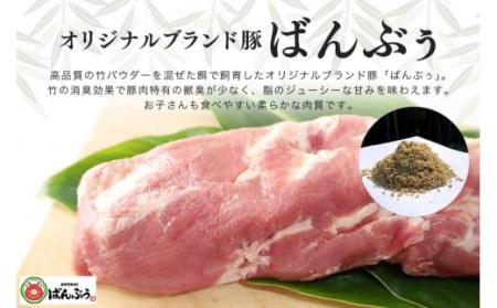 ブランド豚「ばんぶぅ」ヒレブロック1本（400g以上）ばんぶぅ 豚肉 ヒレ ヒレ肉 ヒレブロック ブロック肉 ひれ肉 豚ヒレ ひれ しゃぶしゃぶ 焼き肉 真空パック 焼肉用 ブタ肉 国産 茨城県産 ギフト プレゼント 冷蔵 高級部位 ブランド豚 42-I