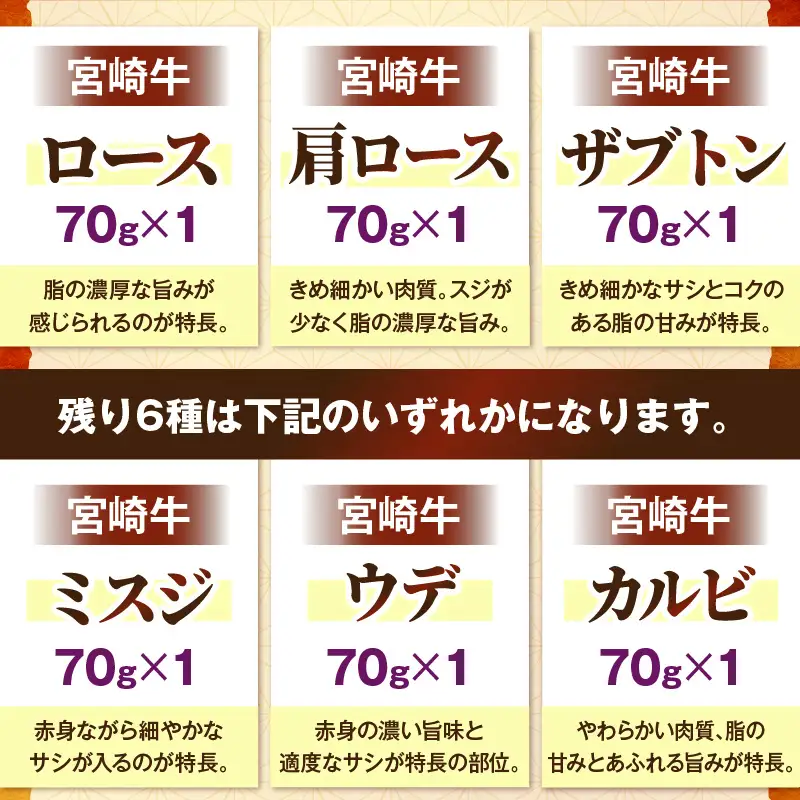 宮崎牛焼肉9種盛（約630g）お肉 肉 牛肉 宮崎牛 ロース 肩ロース ザブトン ミスジ ウデ カルビ モモ 焼肉 冷凍 記念日 誕生日 お祝い ギフト 贈答 プレゼント セット 食べ比べ お取り寄せ