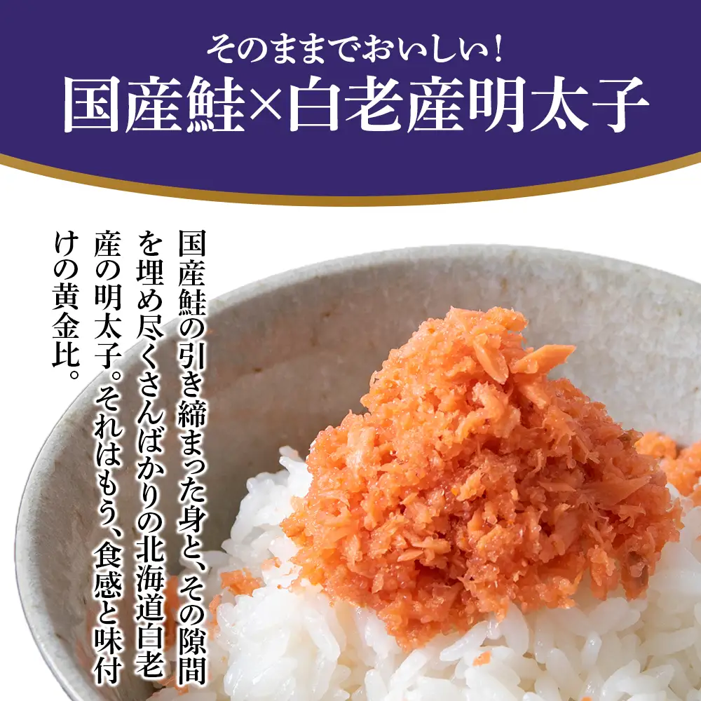 しゃけめんたい 鮭明太 100g×10パック 【斎藤水産】 AM069