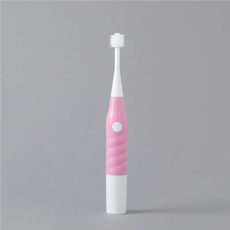 360度毛電動歯ブラシ「POPOTAN candy for KIDS」 ピンク